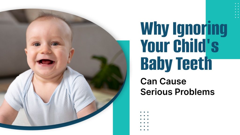 Smiling baby highlighting importance of early dental care